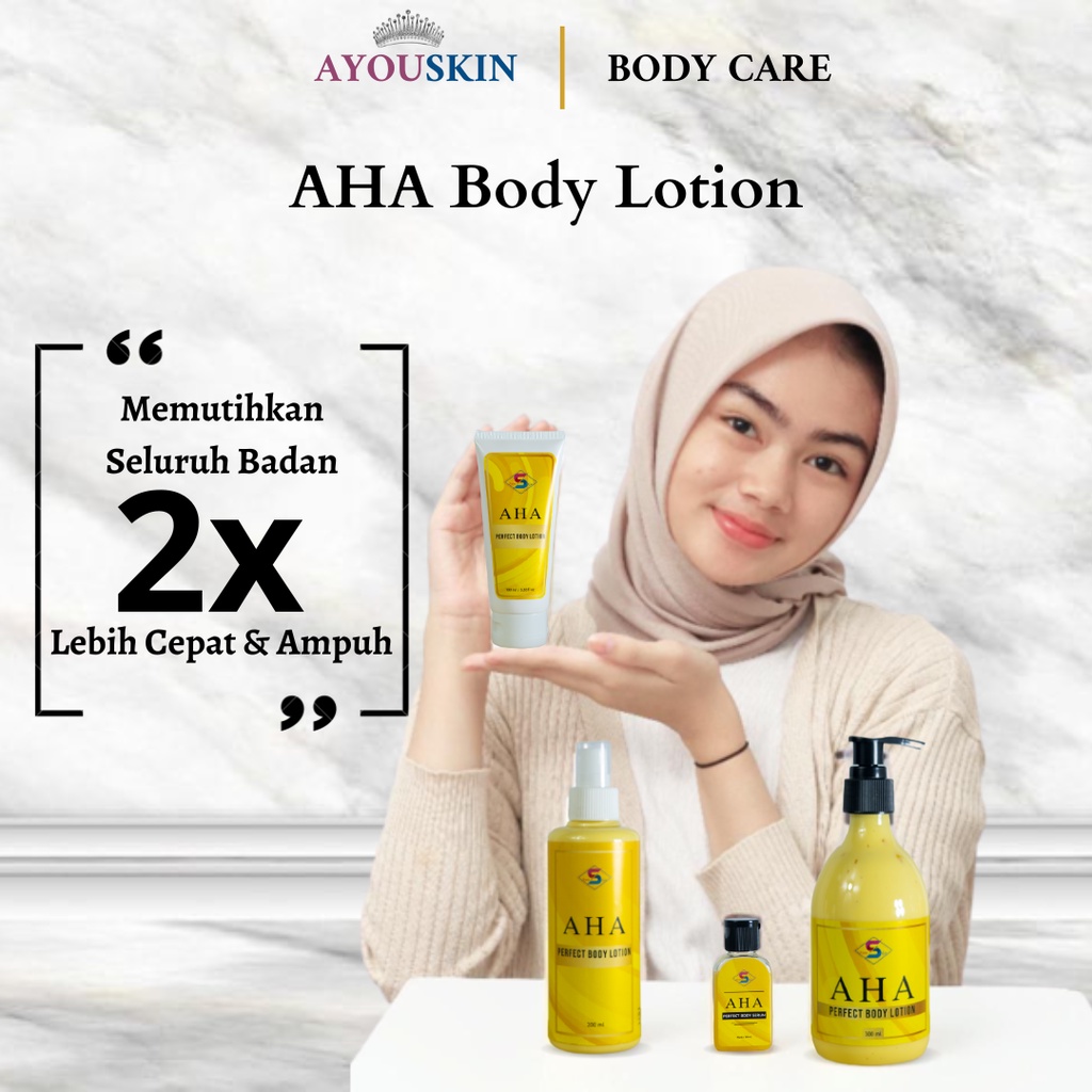 AYOUSKIN Body Lotion Whitening Body Cream BPOM | Lotion Pemutih Seluruh Badan Instant Glowing Bercah