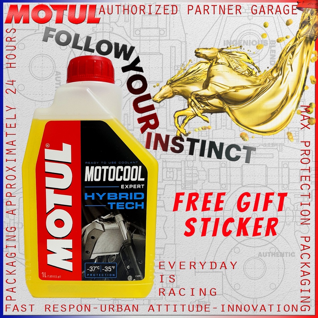 MOTUL MOTOCOOL EXPERT ENGINE COOLANT HYBRID TECH 1L  AIR RADIATOR COOLANT MOTOR IMPORT ORIGINAL