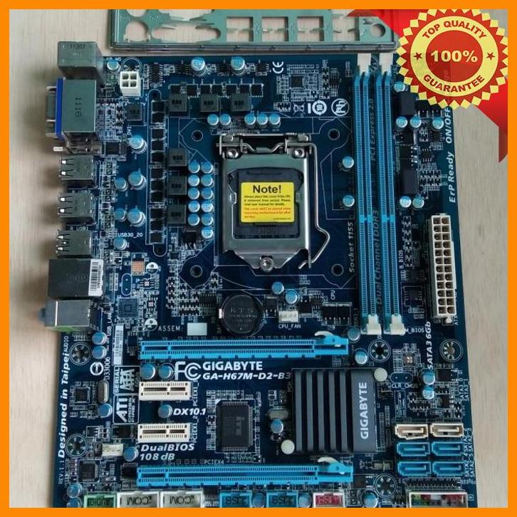 (alya) mobo/motherboad gigabyte h67 lga 1155