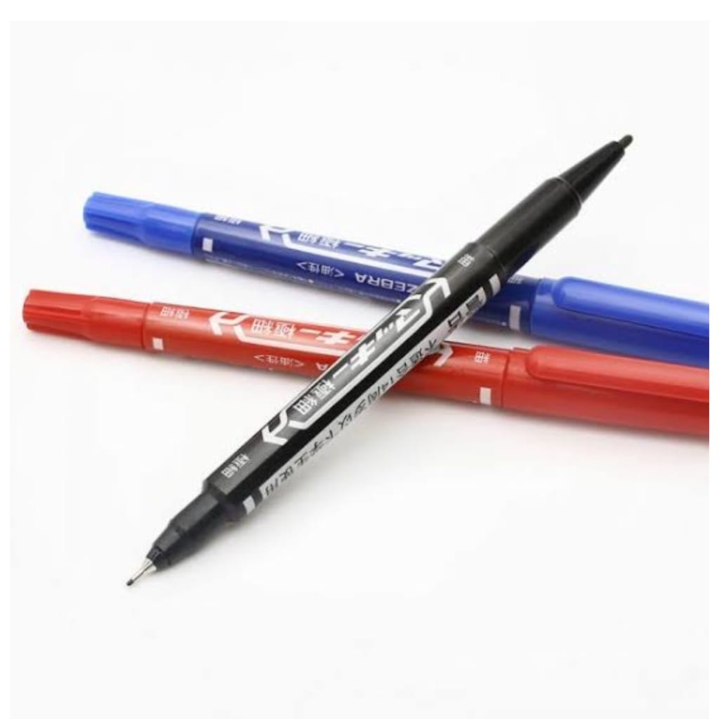 GP Pulpen Spidol 2 in 1 Pena Marker Dua Fungsi Dual Tip