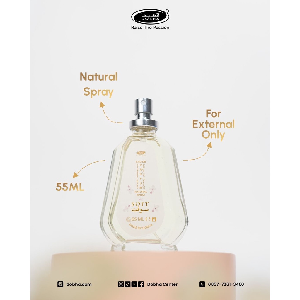 Parfum Dobha Spray Aroma SOFT 55ML Original