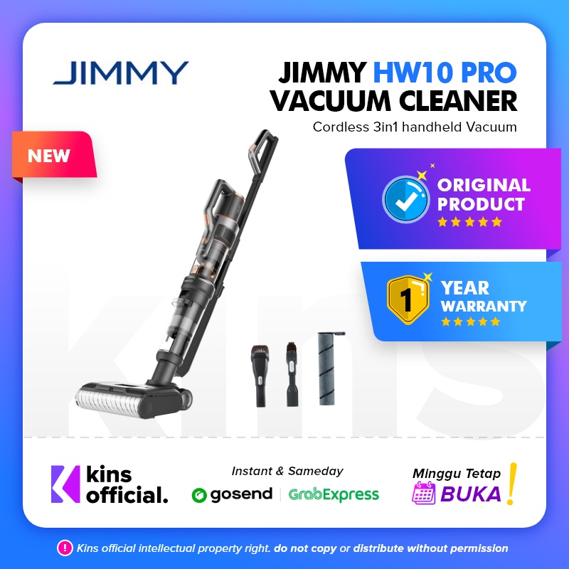 JIMMY HW10 Pro Cordless 3in1 Handheld Vacuum &amp; Washer Penyedot Debu