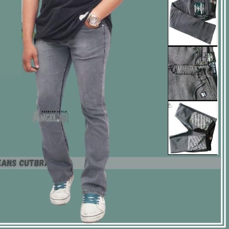 12.12 SALE Celana Jeans Lepis Cutbray Pria Original ORLEN DENIM Bahan Stretch Jeans Semi Cutbray Cow