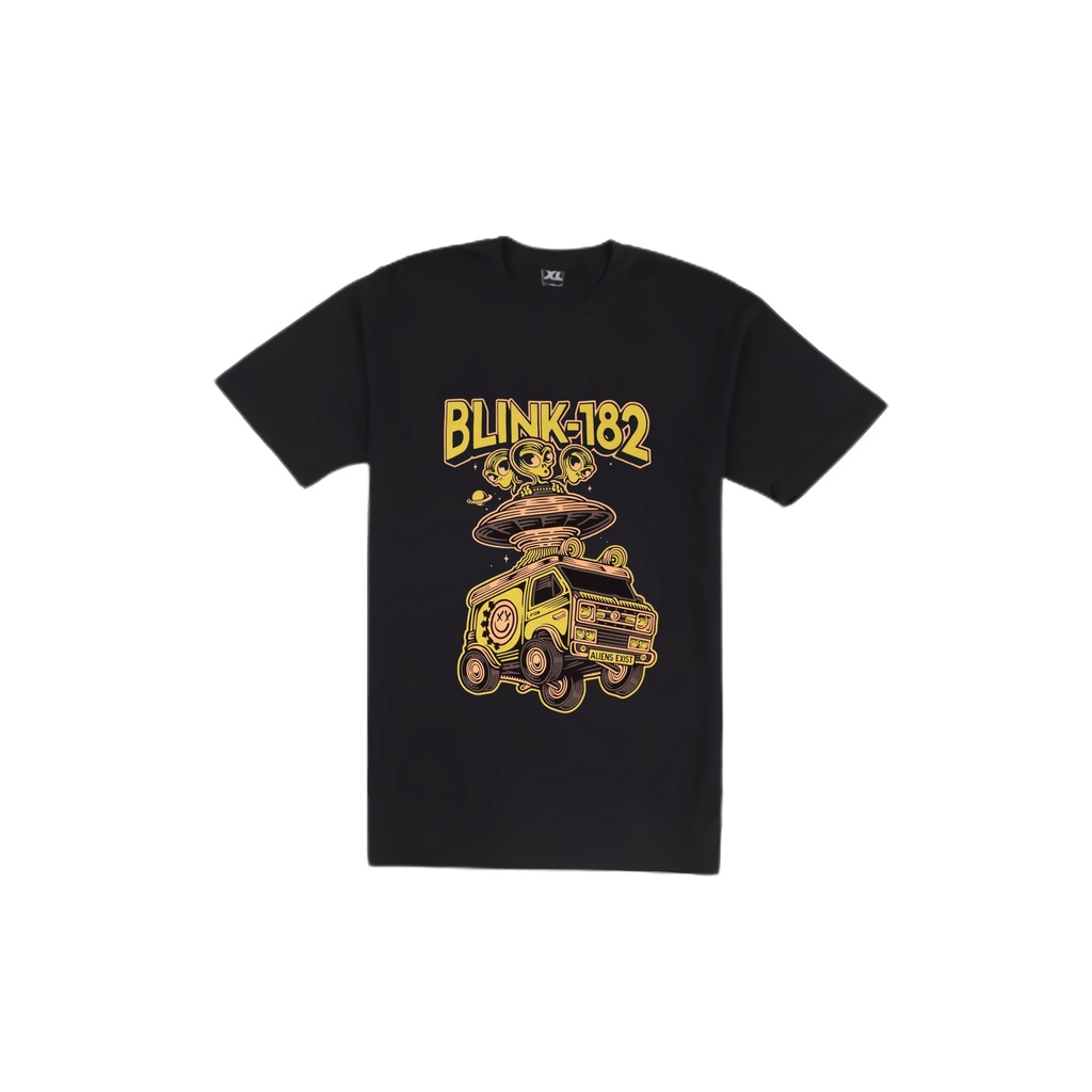 Kaos Oblong Distro BLINK-182 ALIENS EXIST