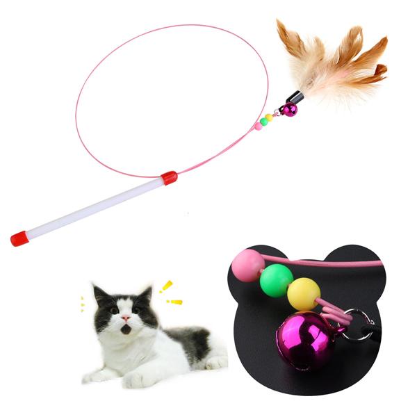 CAT TEASER - Mainan Kucing Stick Kawat Lentur / Cat Toy