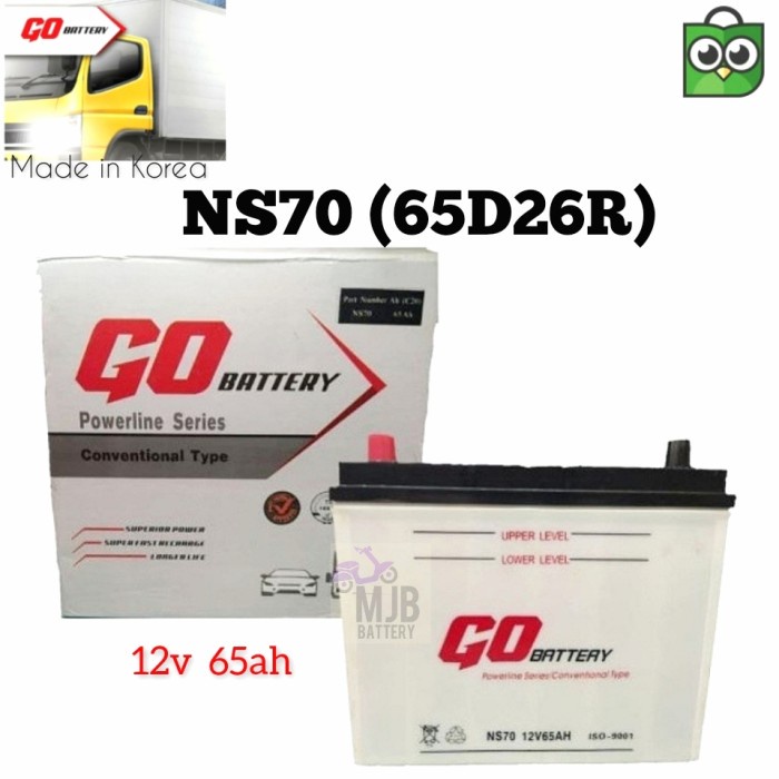 Aki Mobil Isuzu Panther Ns70 Go Battery Kode 134