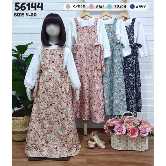 Gamis Anak perempuan usia 5-7 tahun / Set overal anak cewek
