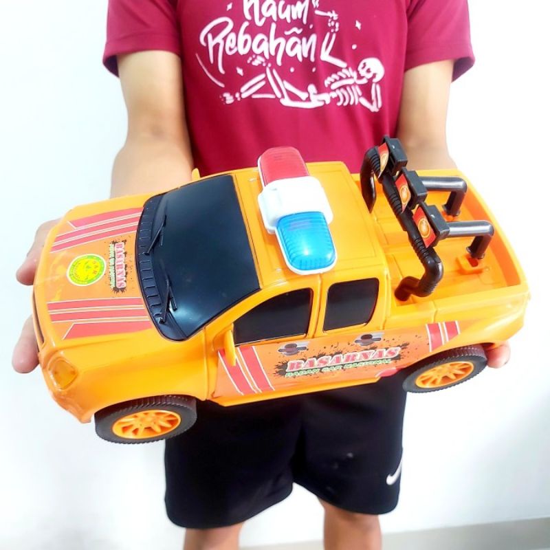 Mainan Mobil Basarnas Uk Jumbo - Mobilan Tim Sar Rescue Besar Anak Laki Cowok