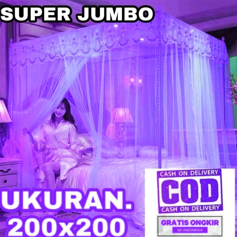 kelambu nyamuk single kelambu simpel kelambu 200x120