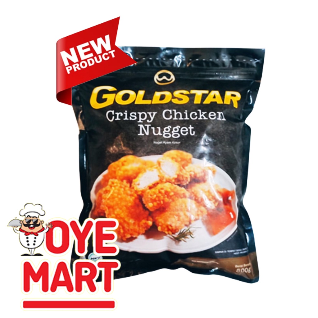 GOLDSTAR CRISPY CHICKEN NUGGET 500GR NAGET AYAM KRISPI