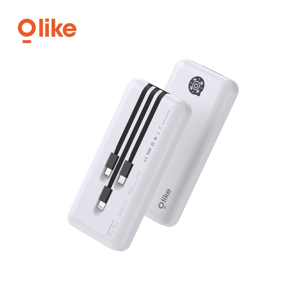 POWERBANK OSSAN 2 USB WPX VP20 10.000 MAh SLIM ORIGINAL / POWERBANK OLIKE 10000MAH