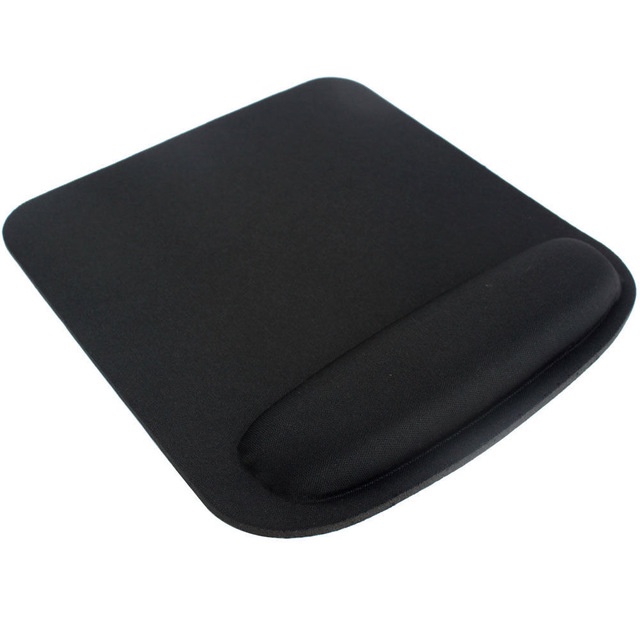 Mouse Pad dengan Bantalan Gel - Black