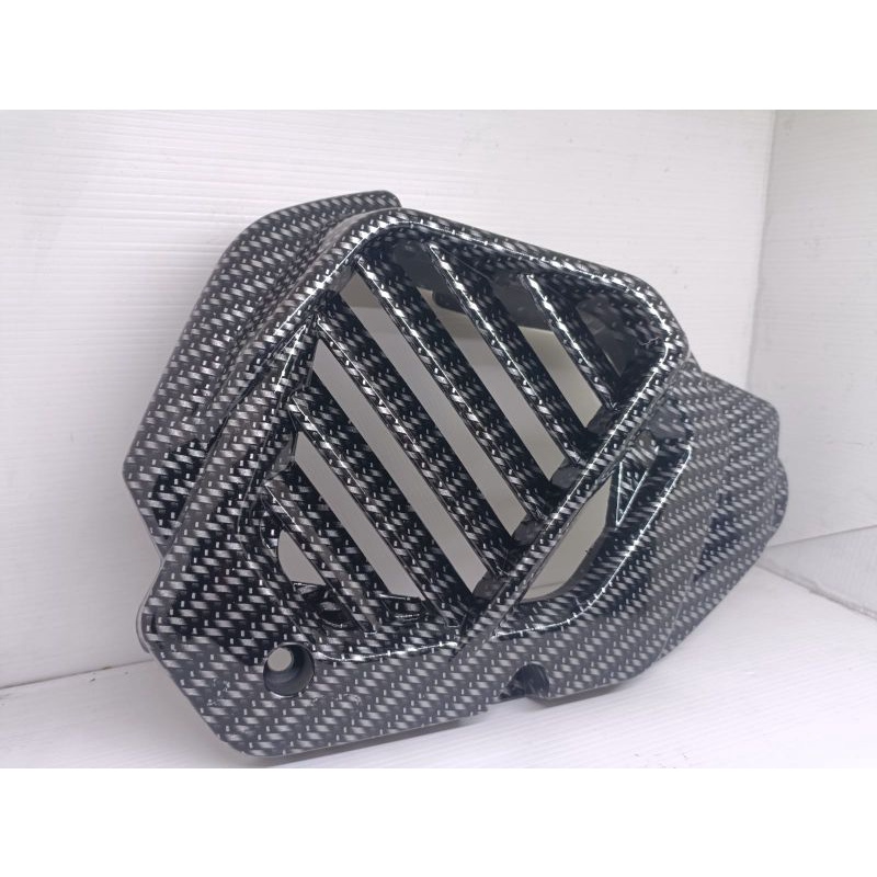 COVER TUTUP RADIATOR VARIO 150 125 OLD CARBON