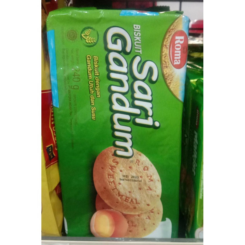 

Roma biskuit Sari gandum 240g