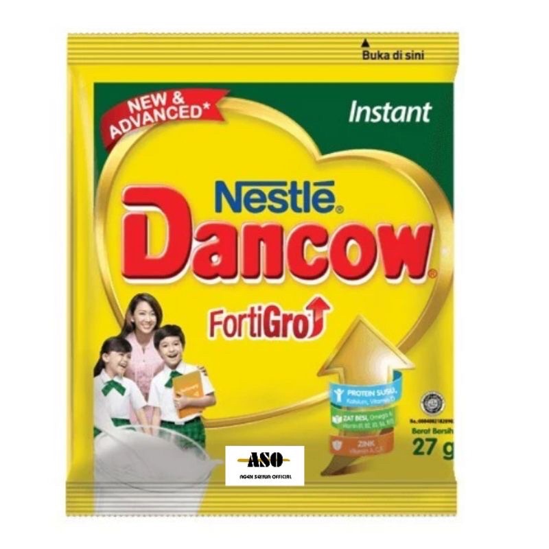 

Dancow fortigro susu bubuk sachet 1pcs