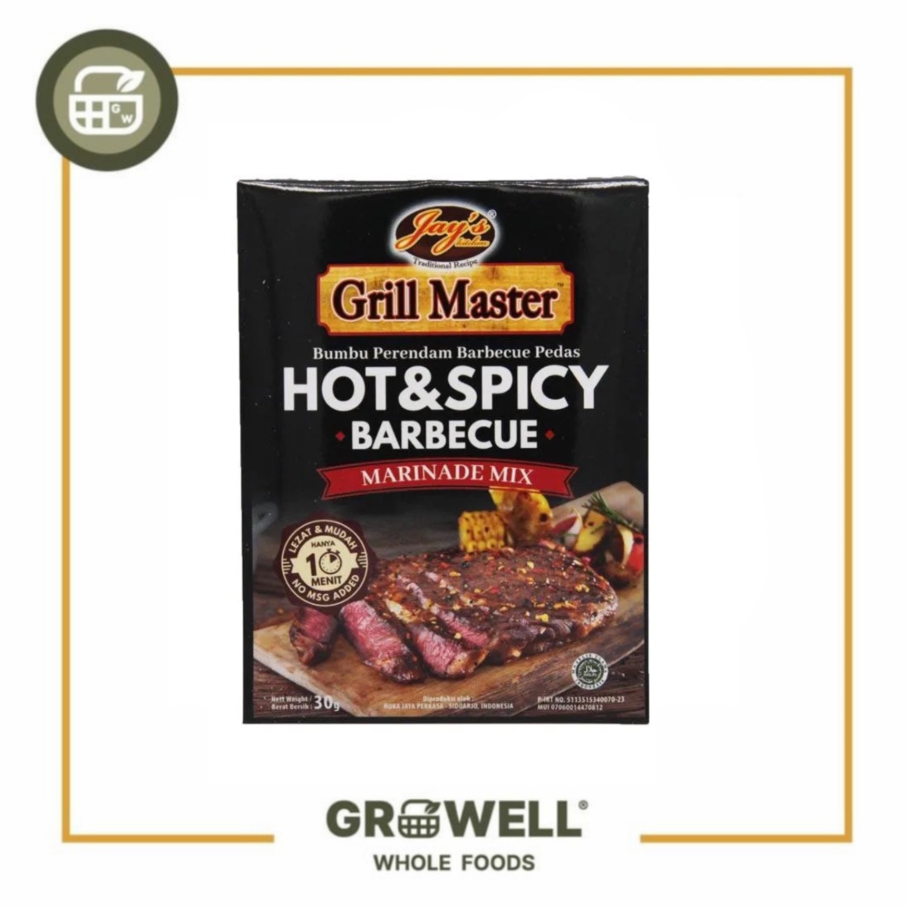 

JAY'S GRILL MASTER HOT&SPICY BARBECUE 30GR