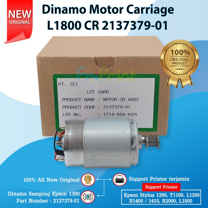 DINAMO MOTOR CARRIAGE EPSON L1300 T1100 L1800 1390 DINAMO CR PRINTER