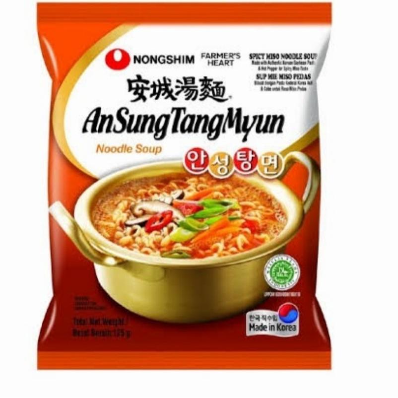 ✨ 7.7  Mie instan Korea nongshim Ansung Tangmyun HALAL made in KOREA