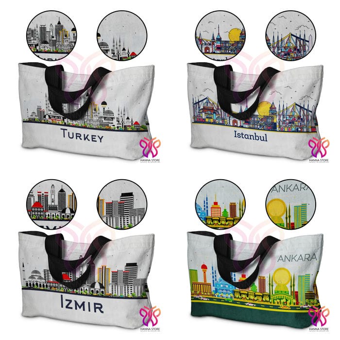 Tas Tote bag Souvenir Turkey Turki Ankara Istambul