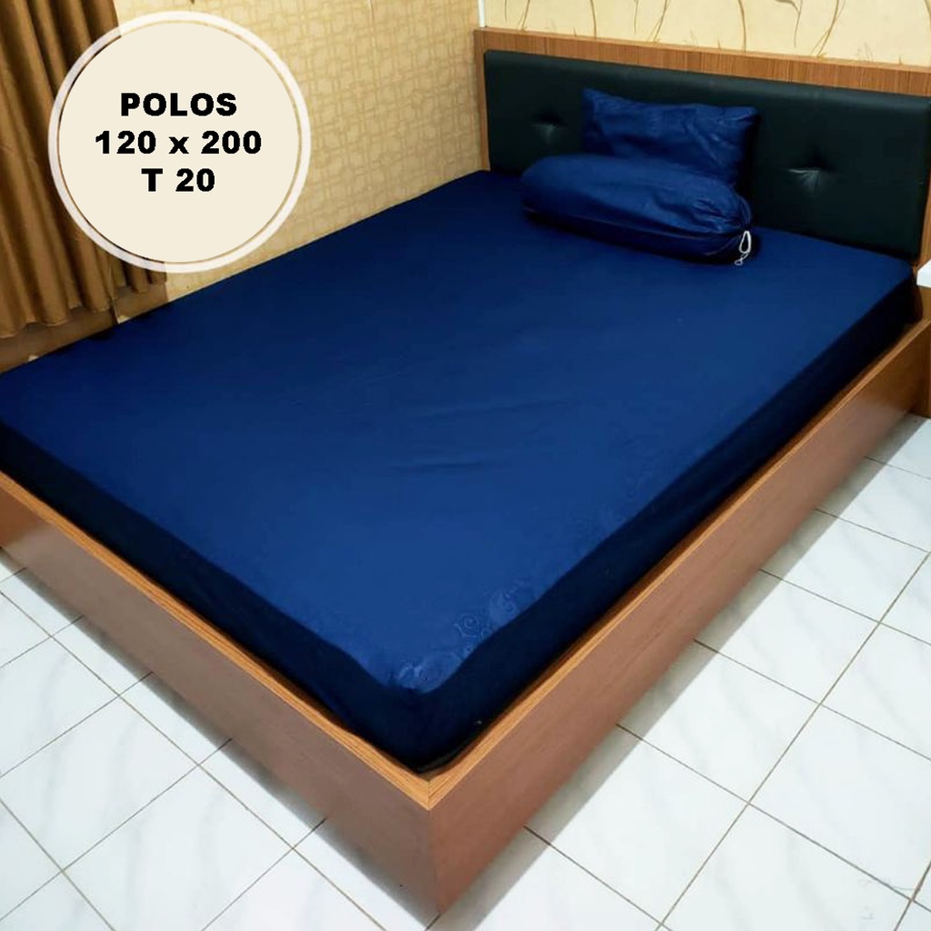 [✅COD] Paket Seprei Sprei Polos 120x200 Dan 2 Sarung Bantal Guling Homemade Katun Embos Perlengkapan Dekorasi Kamar Rumah