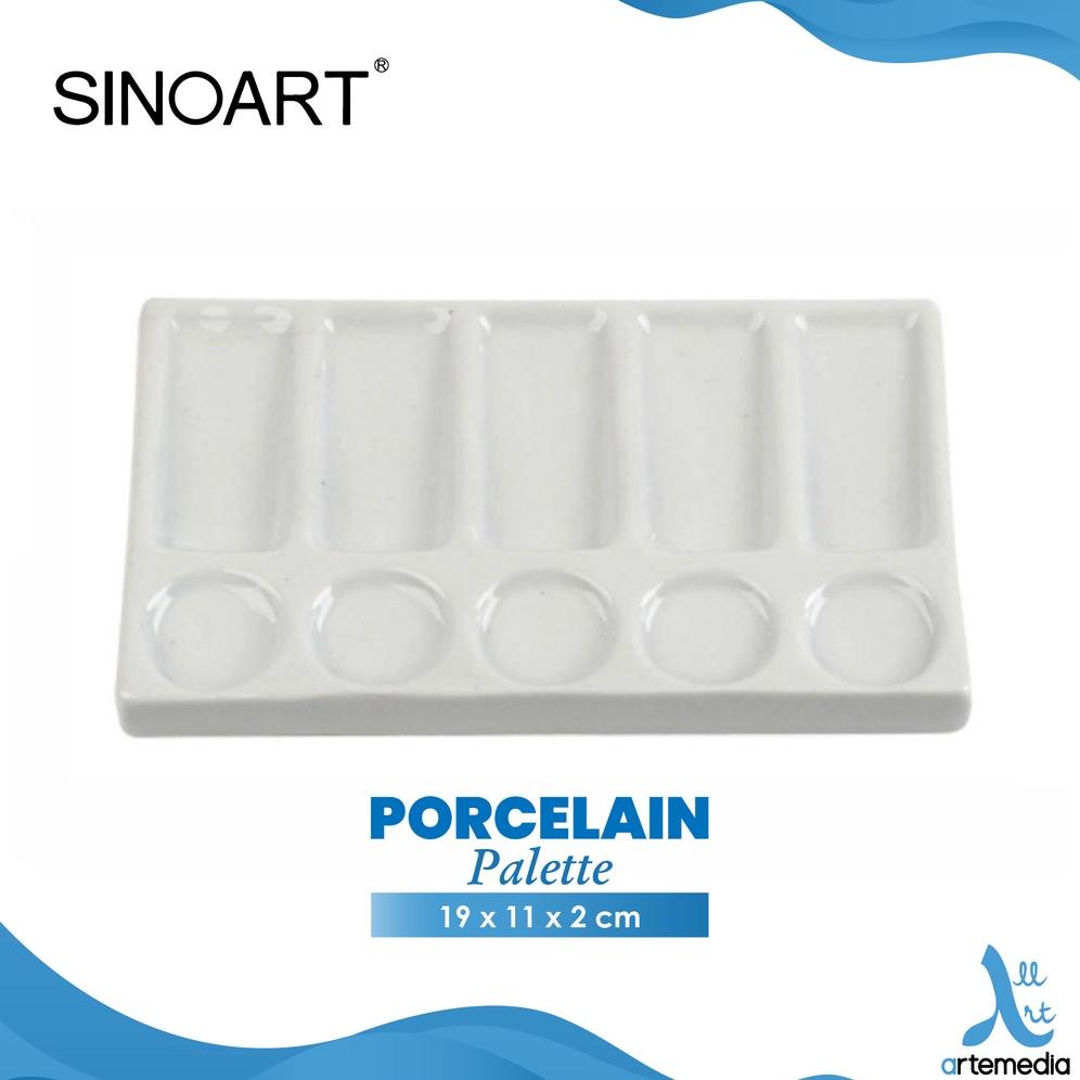 

Palet Lukis Sinoart 19x11cm Porcelain Palette