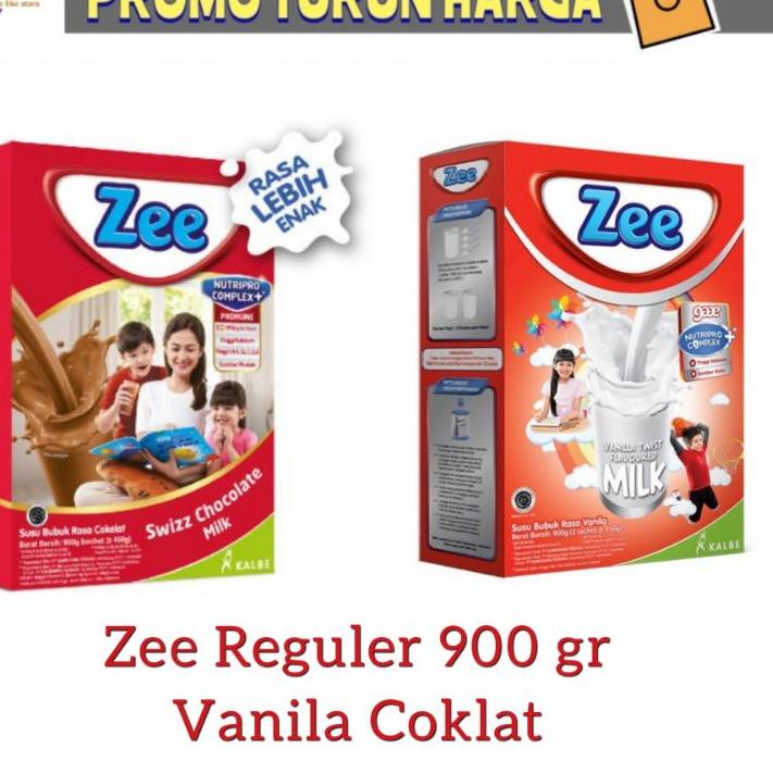 

➲ SUSU ZEE 900GR VANILA COKLAT ZEE Reguler 900 gr gram ➲