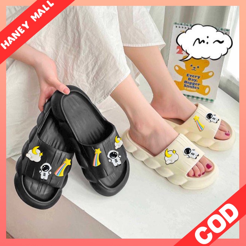 Sandal jelly wanita awan import terbaru 2023 Sandal selop karet wanita korean style Sandal slop wanita rumah anti slip untuk kamar tidur