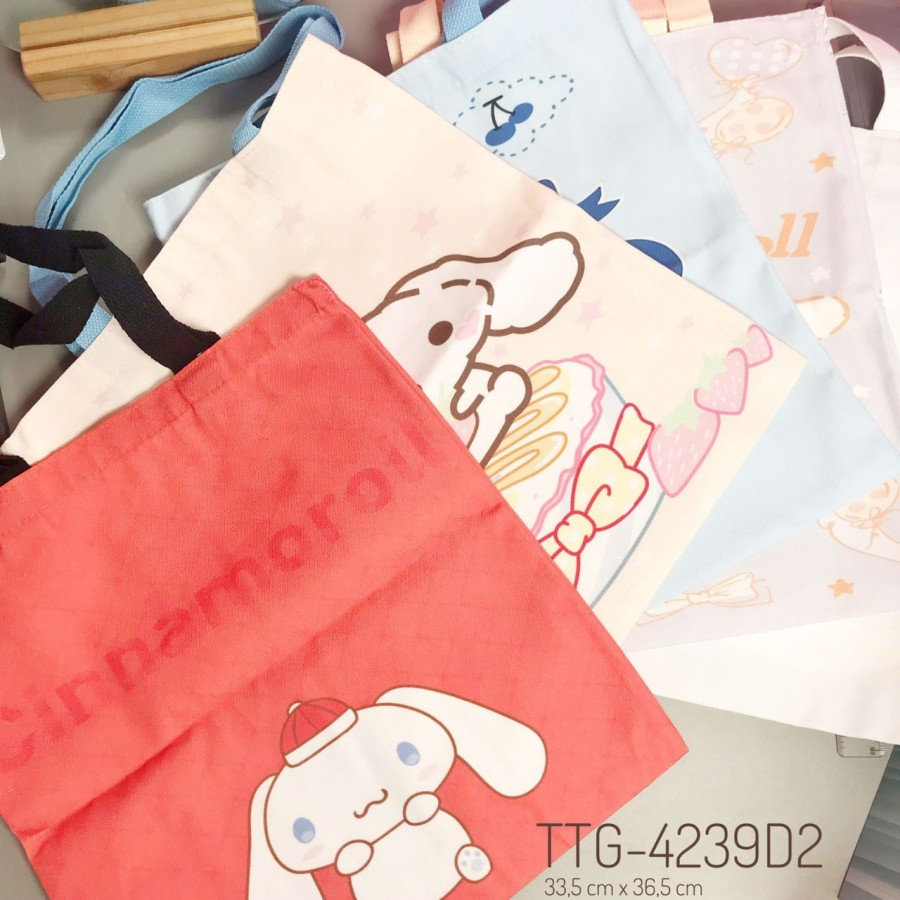 

Godie Bag Chinnamoroll Sanrio Lucu Kanvas korea import