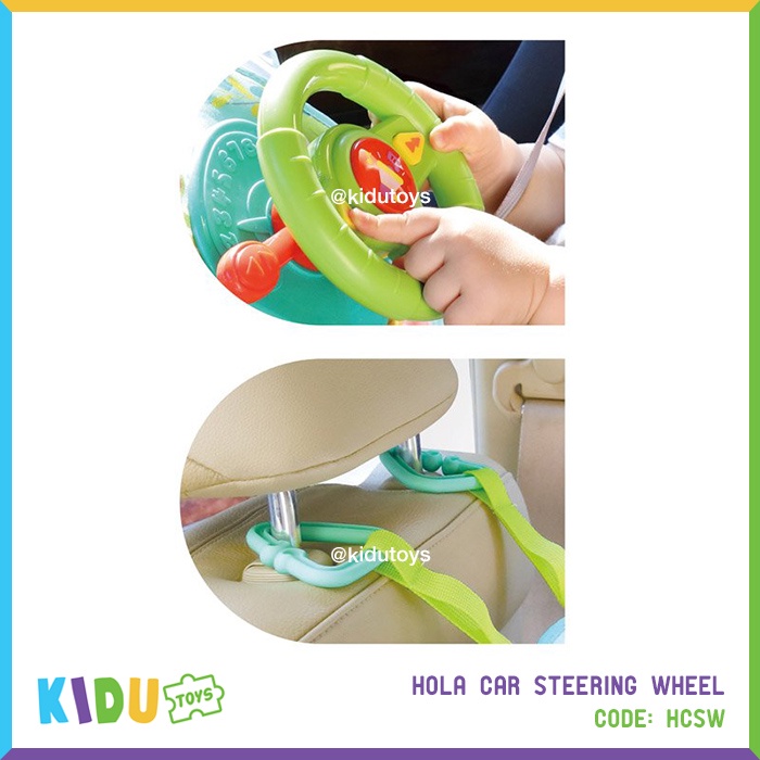 Mainan Anak Stiran Mobil Hola Car Steering Wheel Kidu Toys