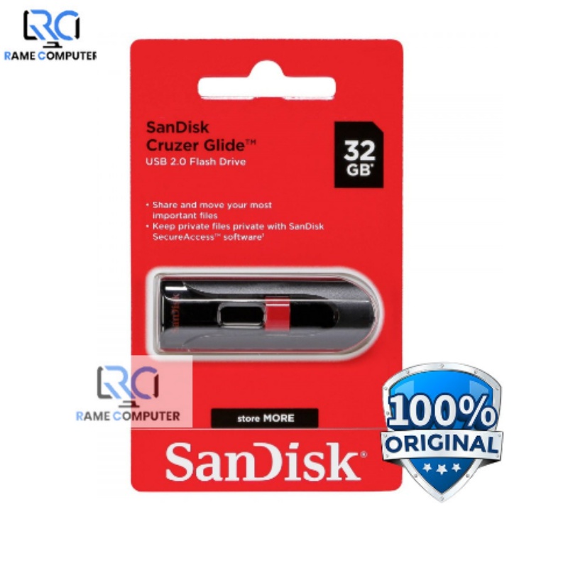 Flashdisk Sandisk CZ60 Cruzer Glide - 32GB