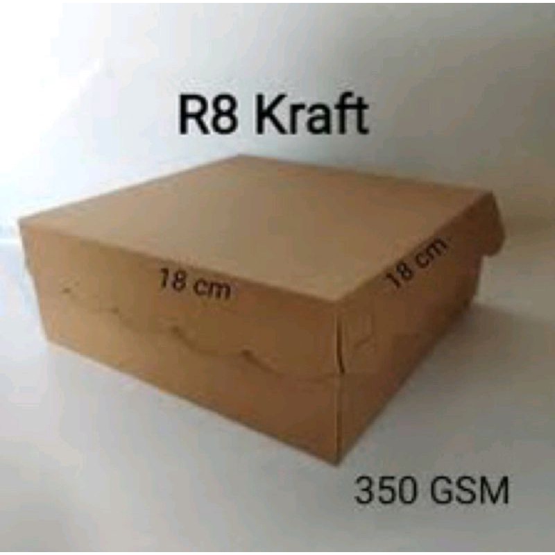 

kardus coklat R8 + mika isi 10 pcs
