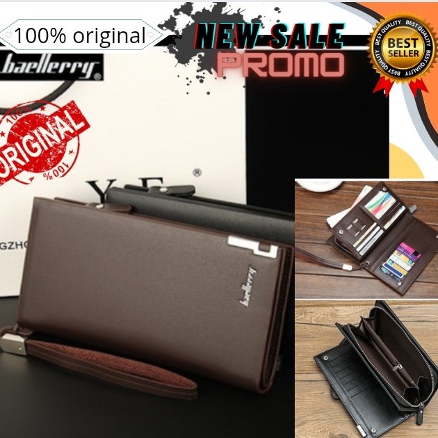 Dompet Cowo Wanita Ekslusif Model Panjang Hitam M7F6 Dompet BISA COD Fashion Berkulitas Murah Awet K