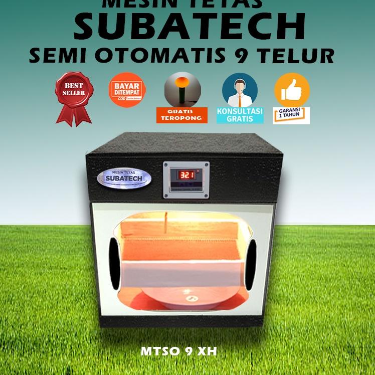 ▲ Mesin Tetas Telur Semi Otomatis Penetas SUBATECH MTSO 9 ♂