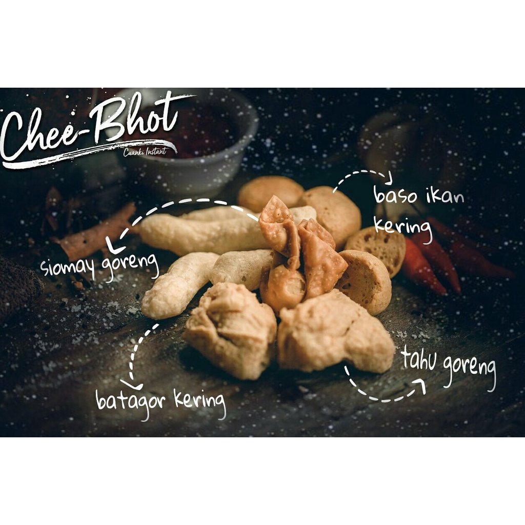 Chee-Bhot Cuanki Kuah/Cuanki Instan/Siap Saji/Tinggal Seduh/ Khas BandunG/ Oleh Oleh Bandung 65g