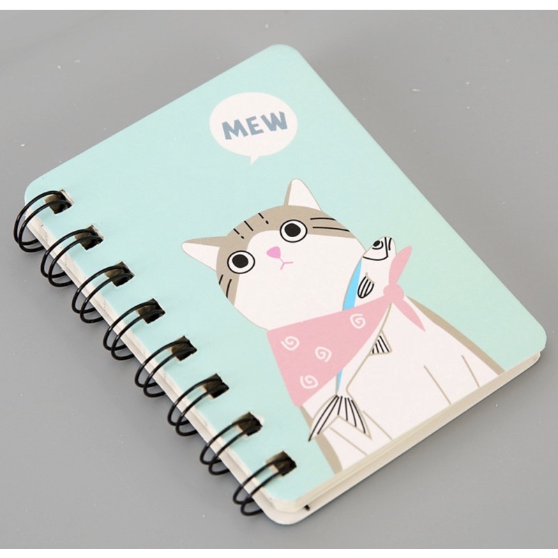 Buku KECIL A7 Spiral Ring / Buku Diary Catatan Kecil Lucu Bagus A7