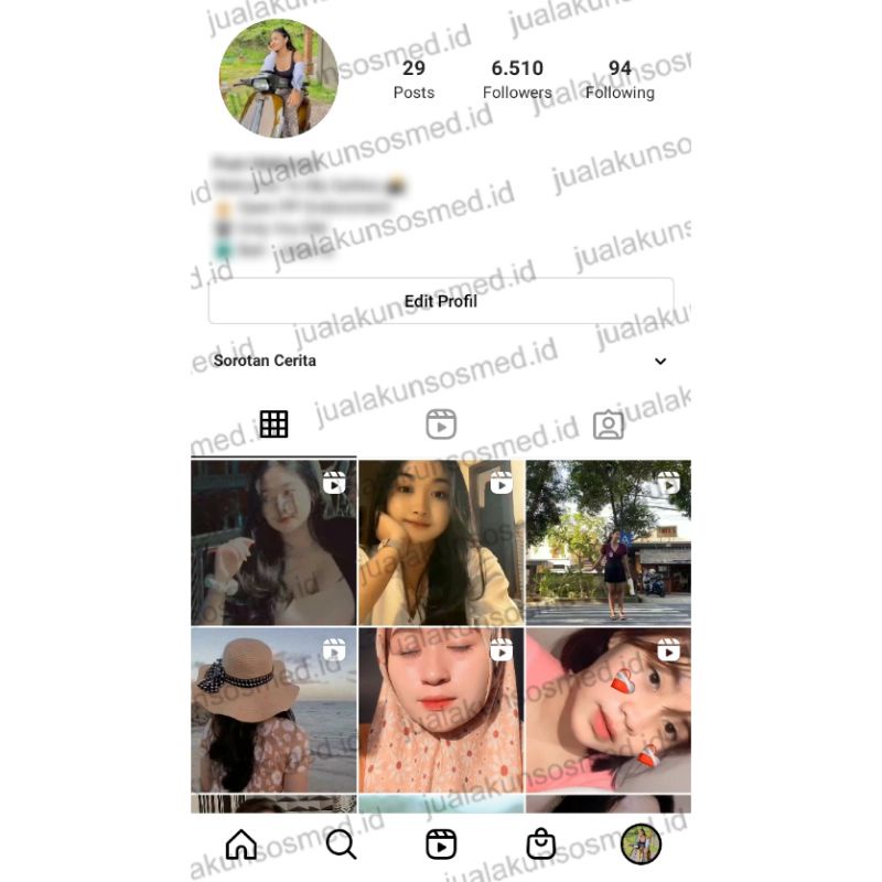 AKUN INSTGRAM 6.000 Followers ( Blog Pribadi )