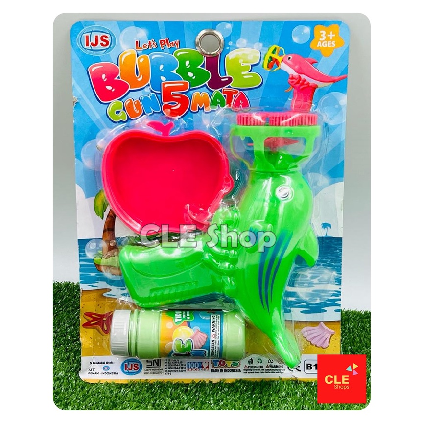Mainan Bubble Gelembung Lumba Lumba - Bubble Gun Gelembung