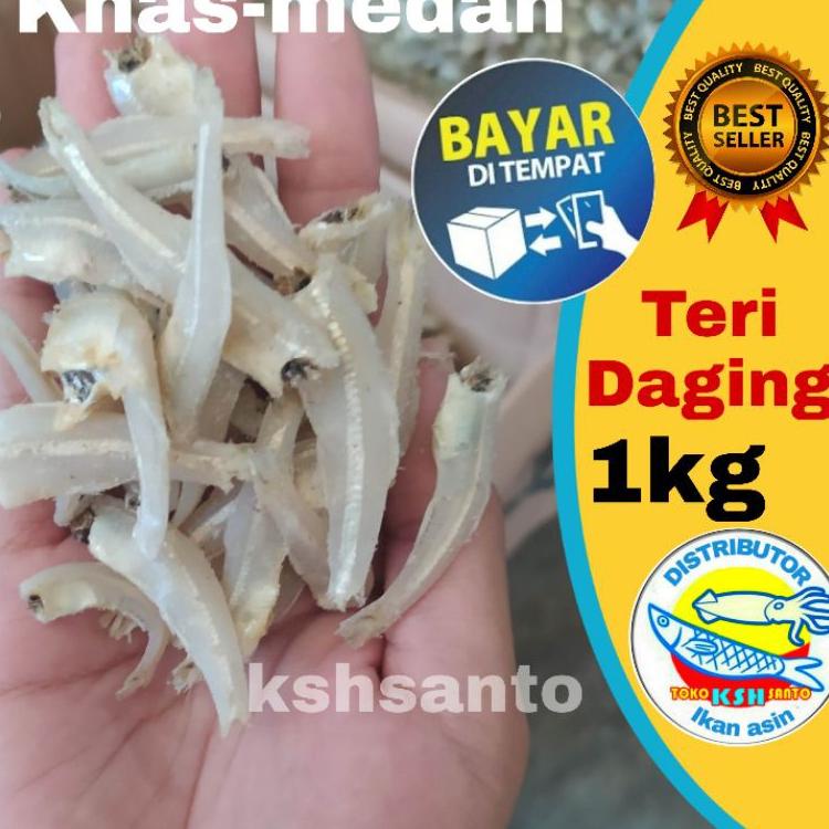 

○ Ikan asin teri Daging khas medan-1kg ۩