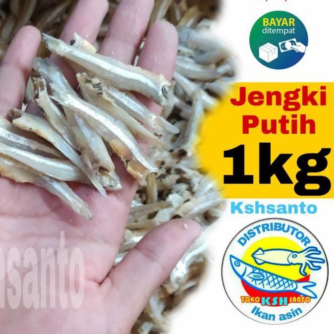 

➽ ikan asin teri jengki putih murah-1kg ✽