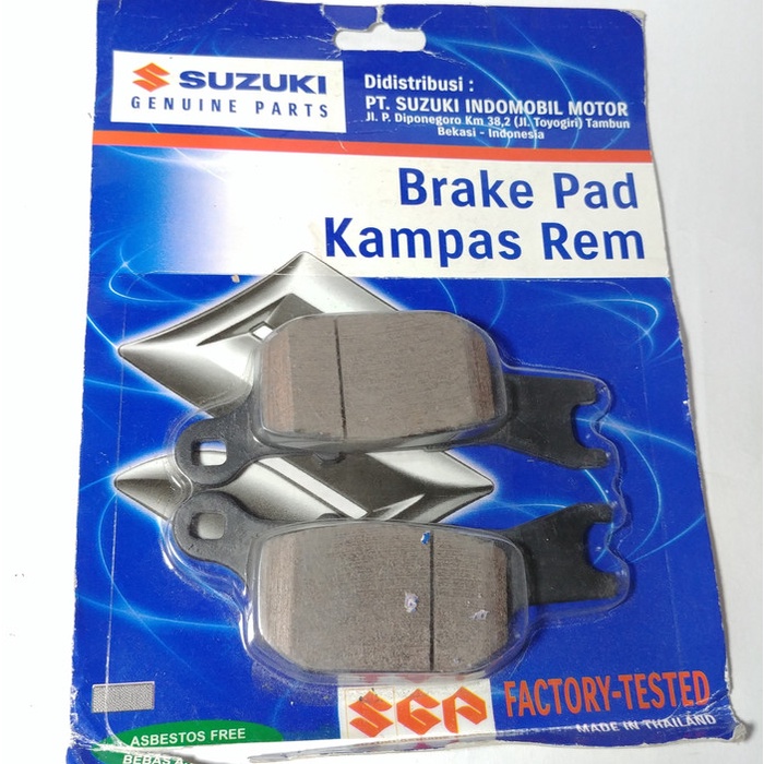 Kampas Rem Belakang Satria Fu Injeksi Gsx 150 Original Suzuki