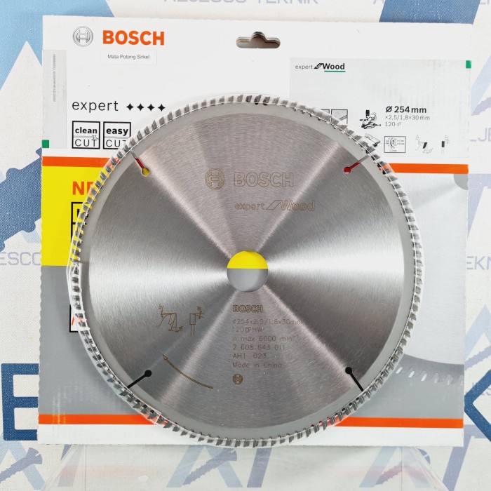 Terlaris Saw Bosch Mata Gergaji Kayu 10 Inch 120T Circular Saw Blade
