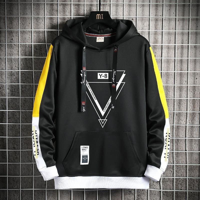 Cod Jaket Sweater Hoodie Distro Pria Sweeter Hudy NY Laki Laki Sweter Hudie Putih Cowok Suiter Hody Cowo Sewiter Hudie Keren Suwiter Switer Hody Keren Terbaru Remaja Dewasa Kekinian-Y8 hitam
