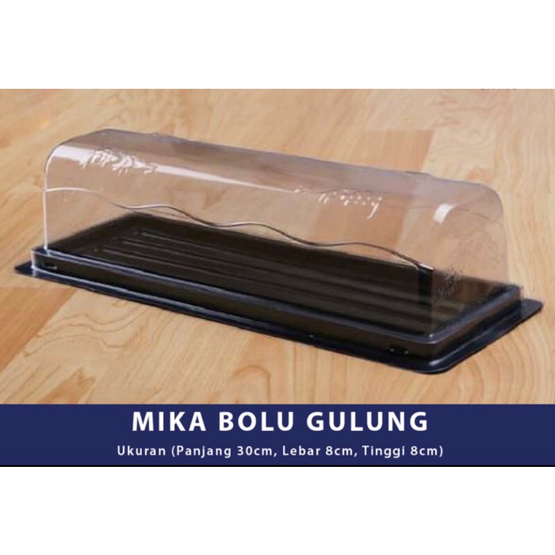 Mika Tray Bolu Gulung 30cm BG30 Alas Kue Plastik 5pcs