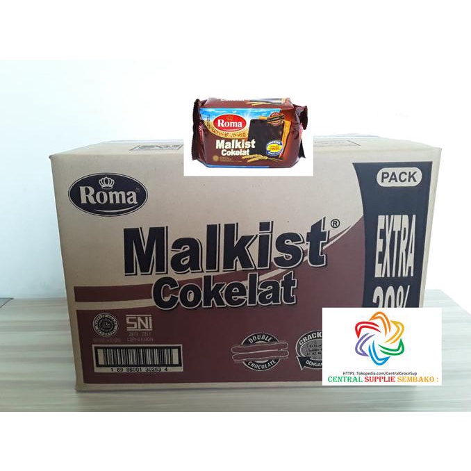 

HARGA DISKON Roma Malkist Cokelat Pack [120gram /30 pack /1 karton ]