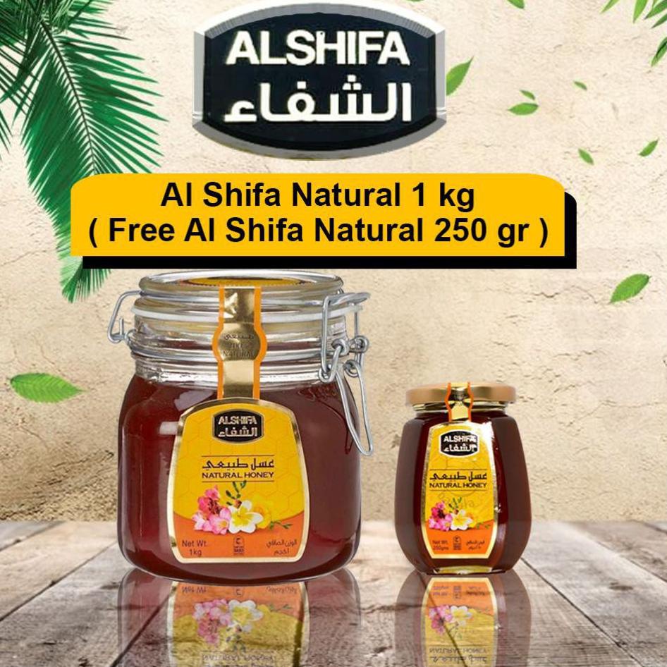 

Ready Stok PAKET PROMO Madu Al Shifa 1kg + free Madu Alshifa 250gr (Botol Kaca 250) !