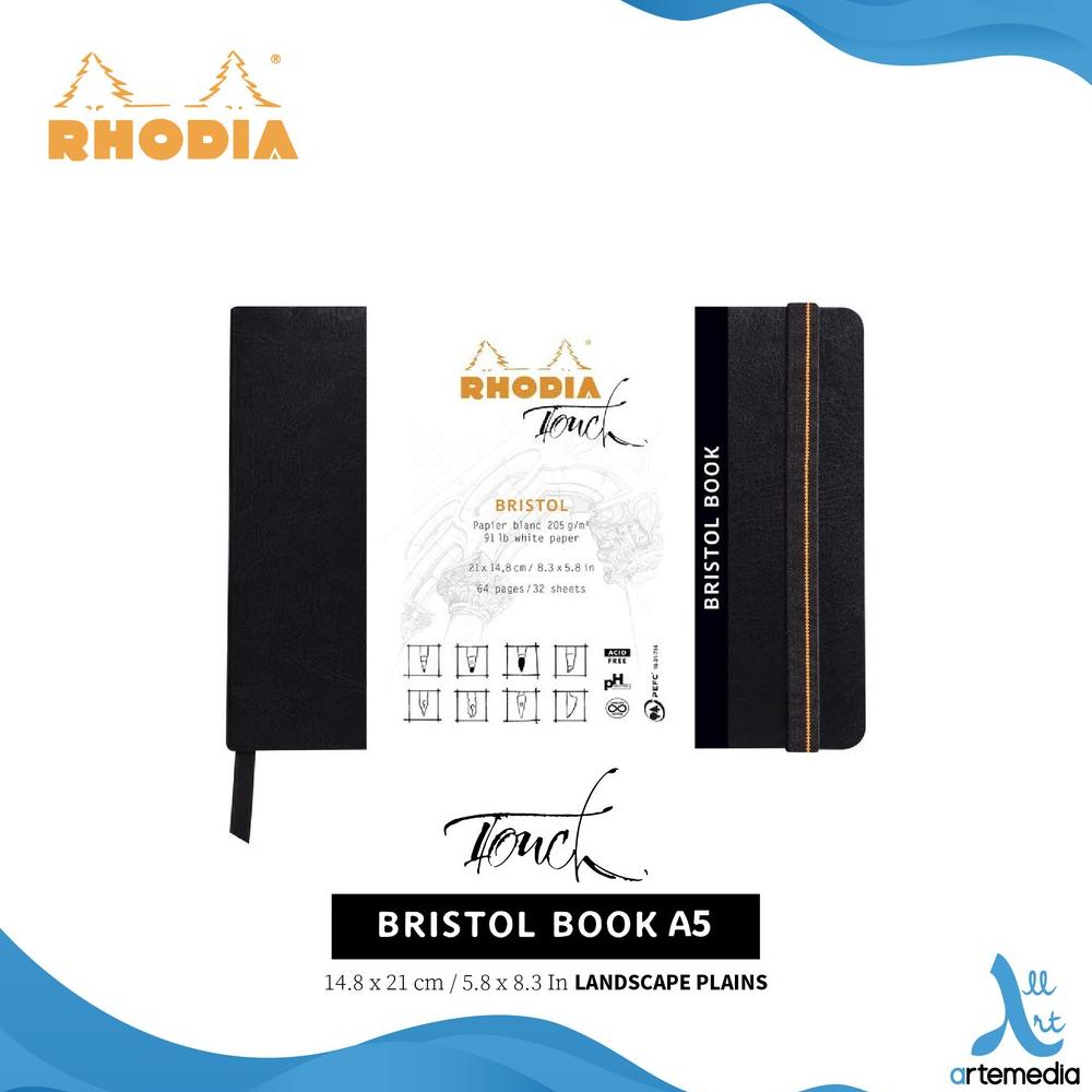 

Buku Sketsa Rhodia Touch A5 Bristol Book Soft Sketchbook