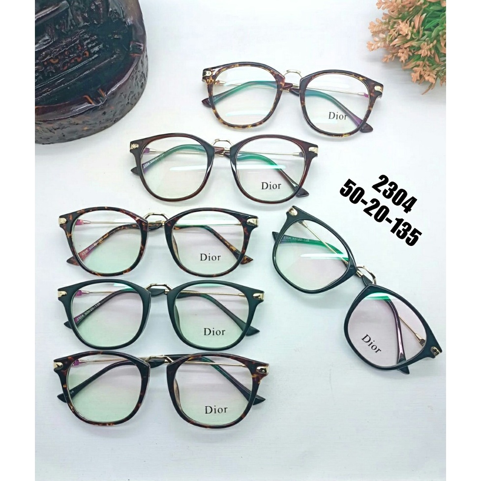 KACAMATA FASHION ANTI RADIASI ANTI BLUERAY PHOTOCROMIC BLUECROMIC LENSA MINUS DIOR