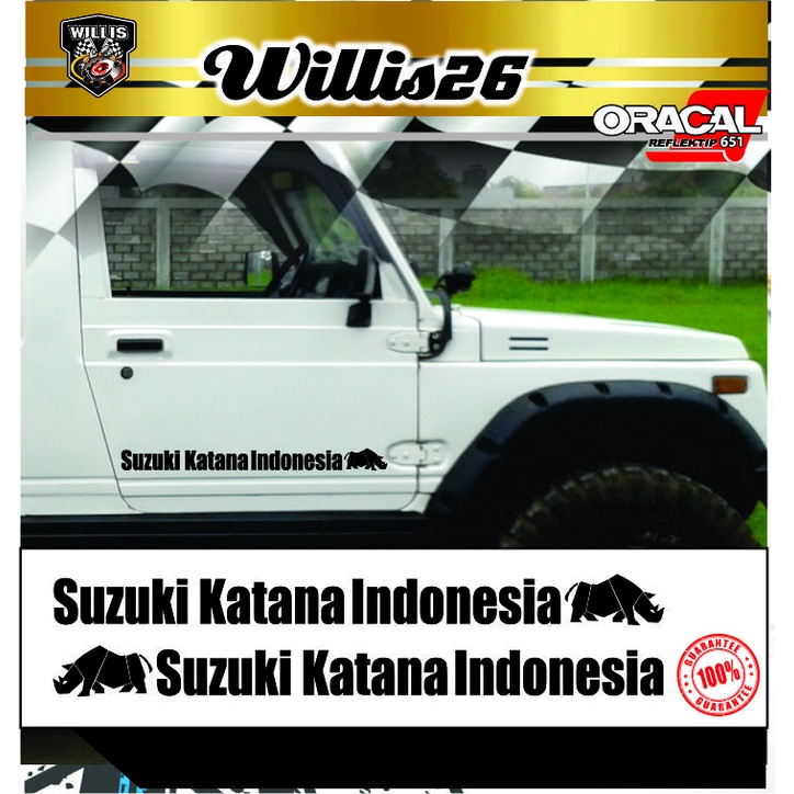 STIKER MOBIL CUTTING SKIN STIKER SKIN MOBIL SUZUKI JIMNY KATANA