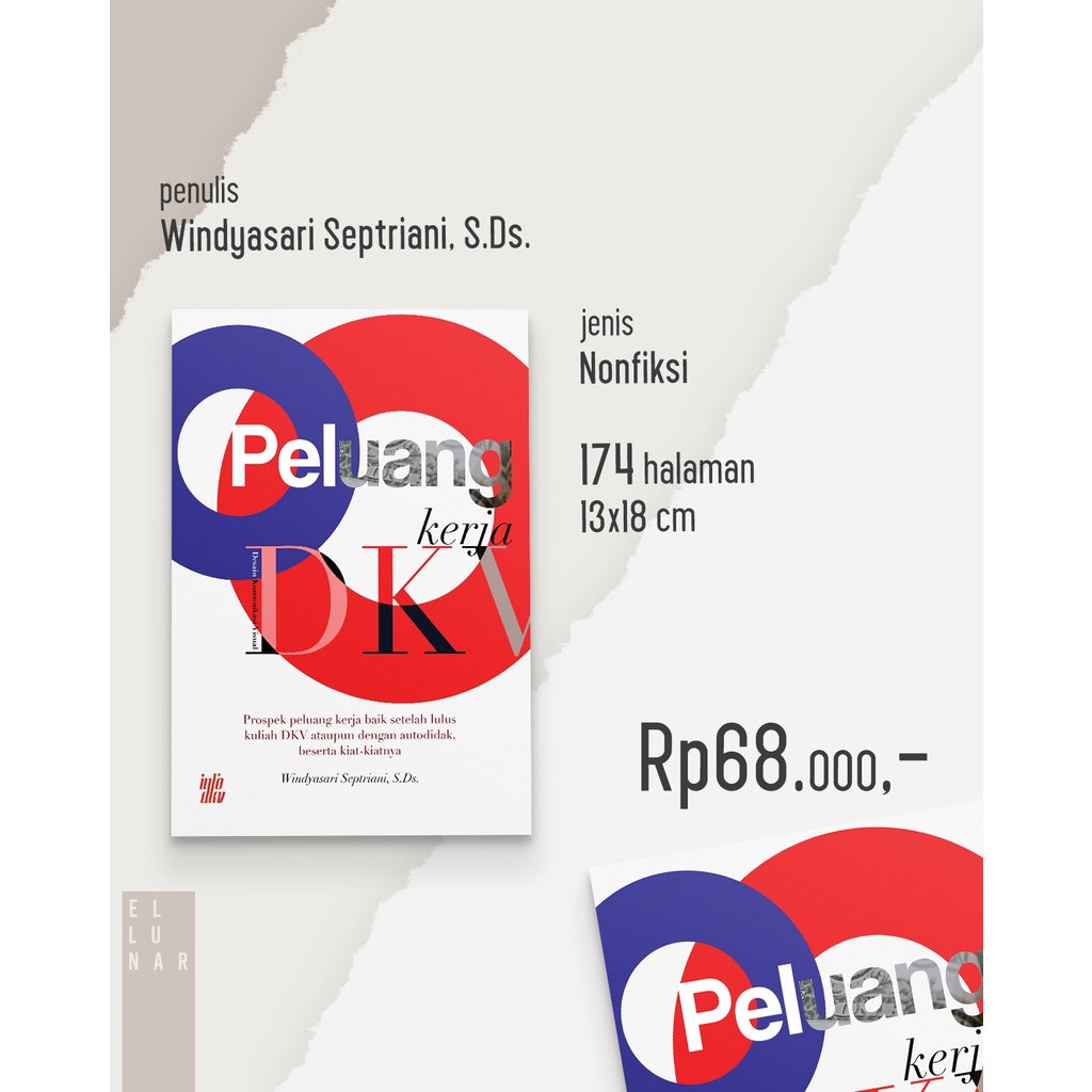 Buku "Peluang Kerja DKV (Desain Komunikasi Visual)" Ellunar