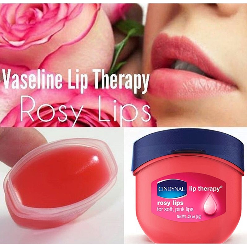 [BISA COD] CINDYNAL Lip Balm Vaseline Rosy Lips Therapy Moisturizing Pelembab dan Pemerah Bibir Permanen Alami-2